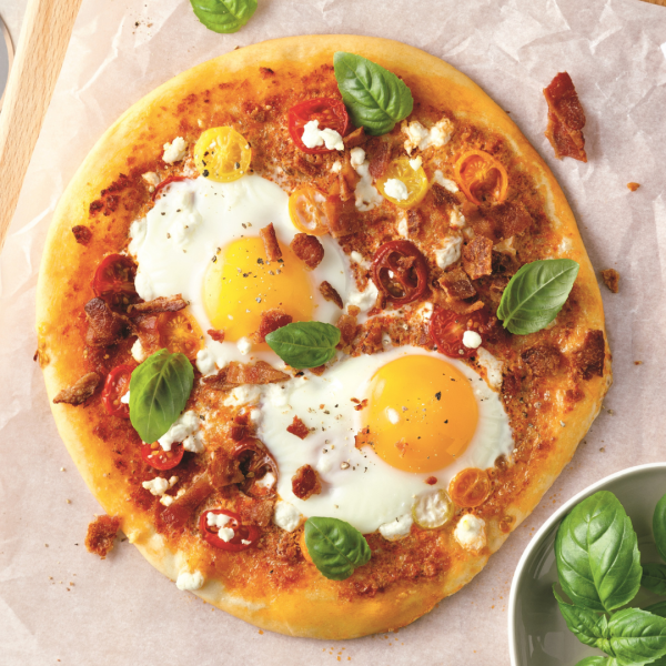 Pizzas déjeuners