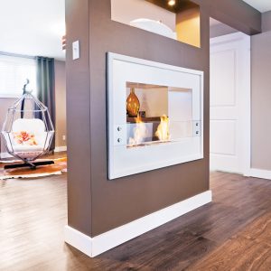 Niche de foyer au sous-sol