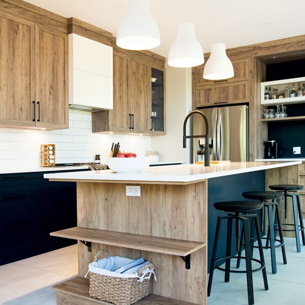 Tendance armoires de cuisine deux couleurs Je Décore