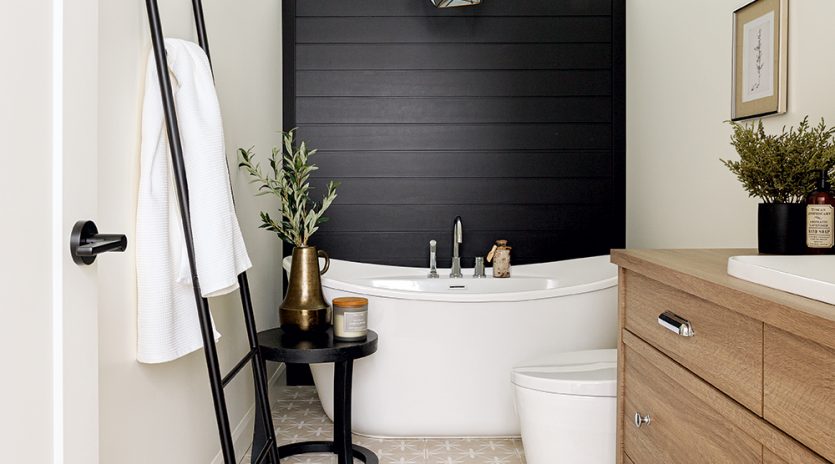 Salle de bain farmhouse glam: comment reproduire le style facilement