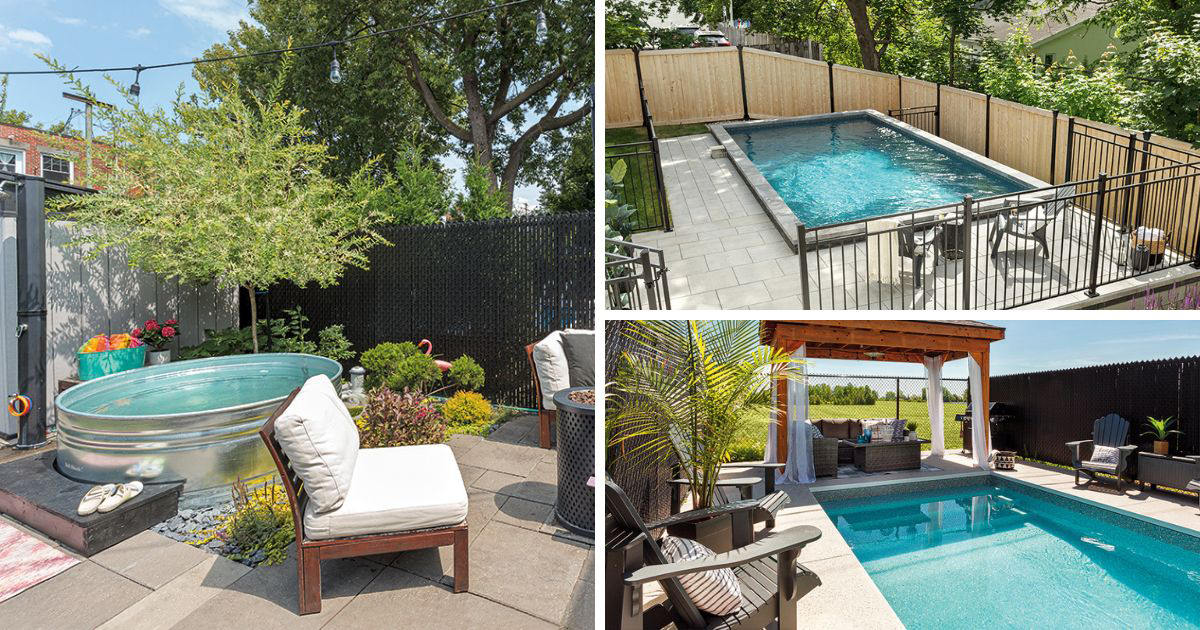 Mini-piscines urbaines: une solution idéale pour les petites cours - Je ...