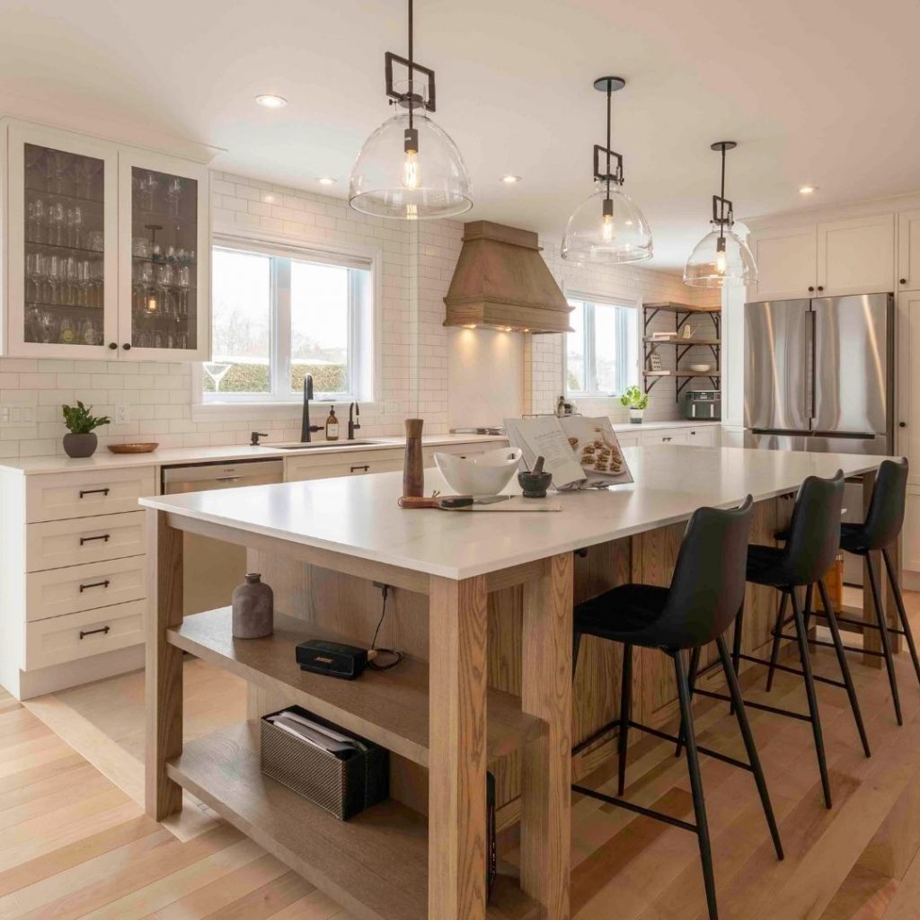 Une cuisine au charme naturel