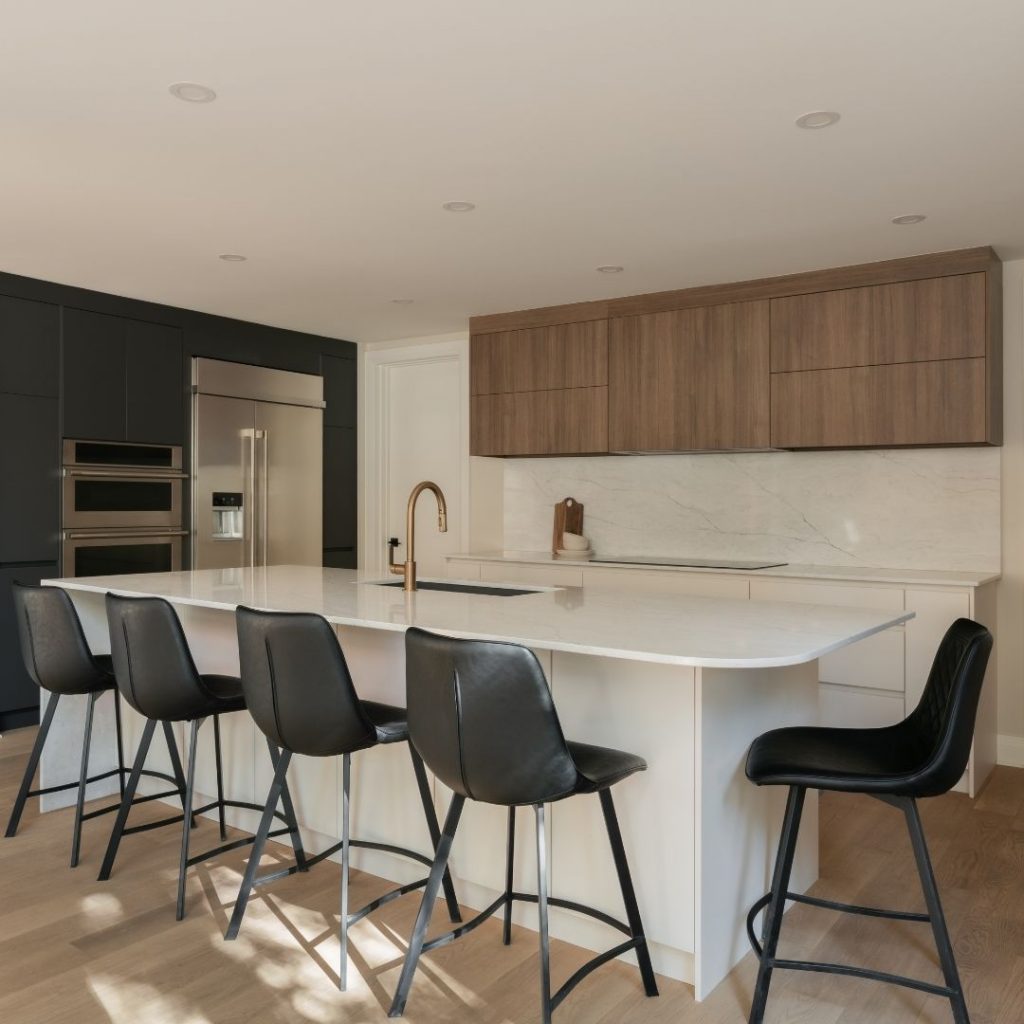 Une cuisine à l&rsquo;influence mid-century