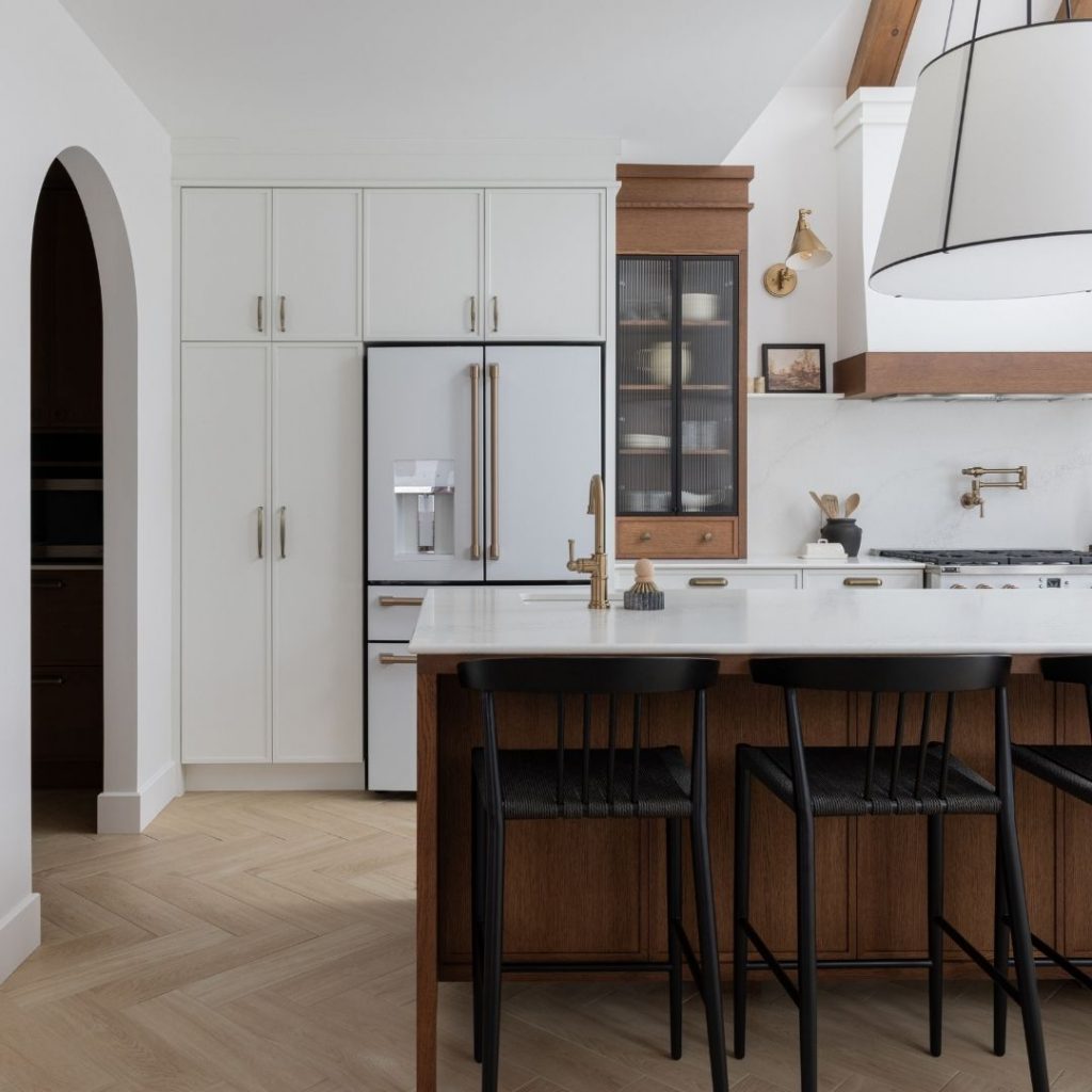 Une cuisine au style mid-century réinventé