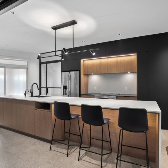 Minimalisme graphique dans la cuisine