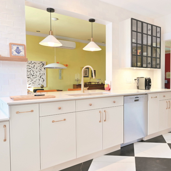 Clin d'oeil rétro en cuisine