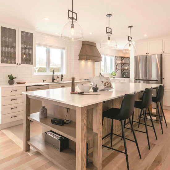 Une cuisine au charme naturel
