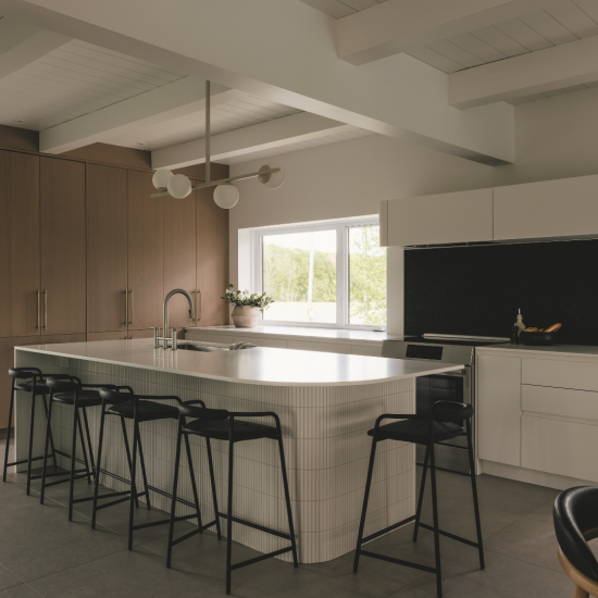 Jeux de contrastes dans la cuisine