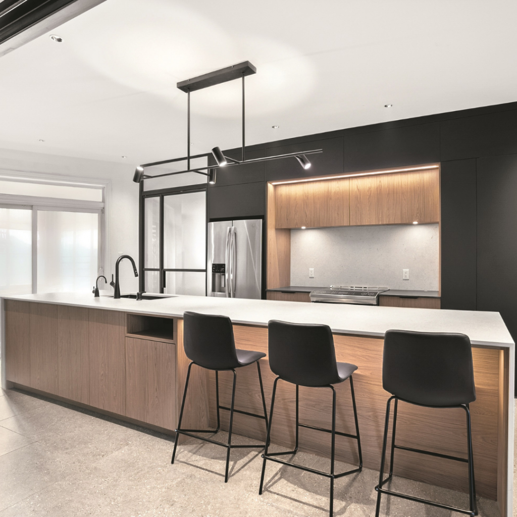 Minimalisme graphique dans la cuisine