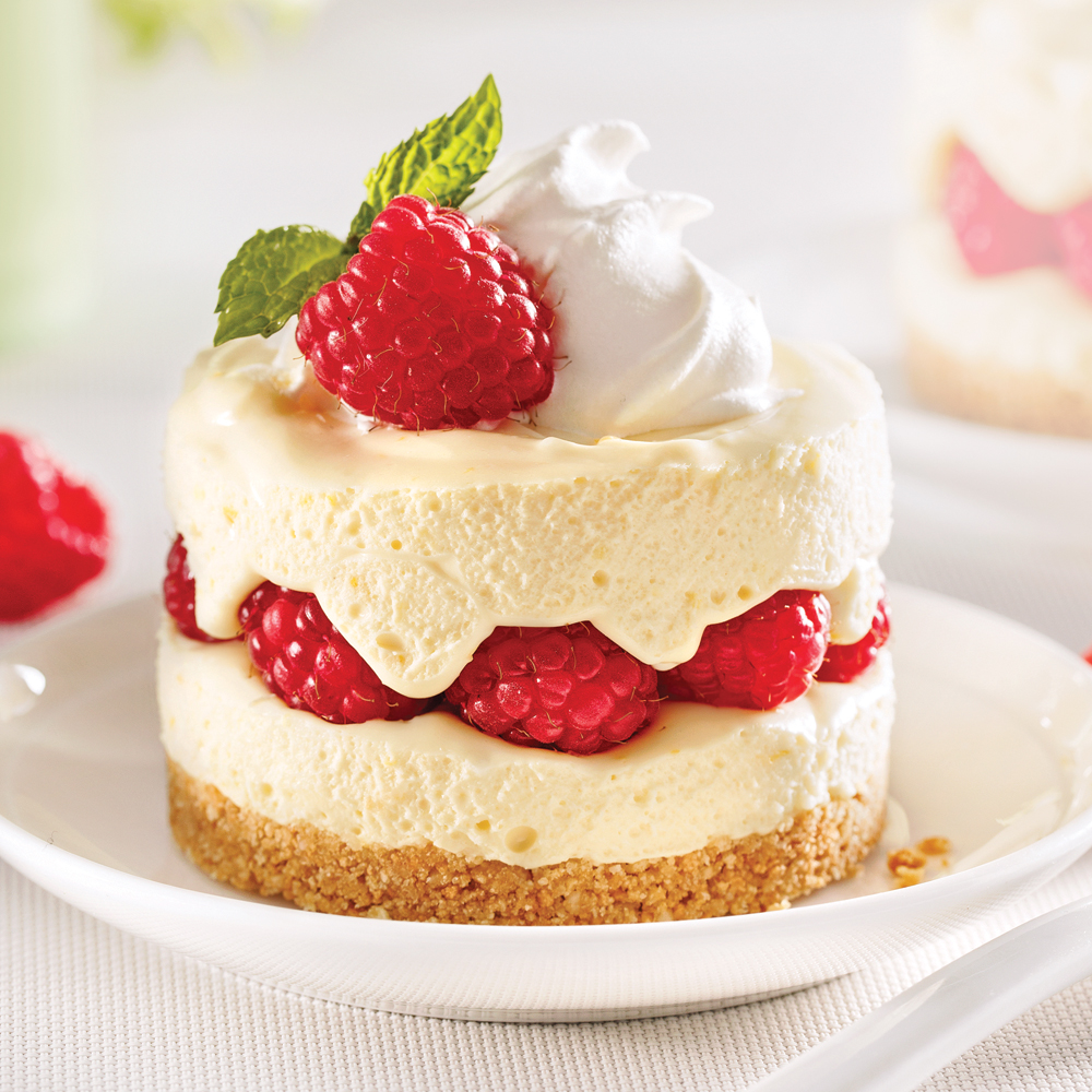 Lemon Raspberry Cheesecake