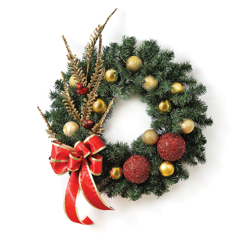 Mini Couronnes De Noël En Cèdre Artificiel - 8 Ou 16 Cm - Avec Nœud Rouge - Décoration Pour Porte, Fenêtre Ou Armoire